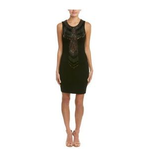 Haute Hippie Apache Embellished Sheath Dress